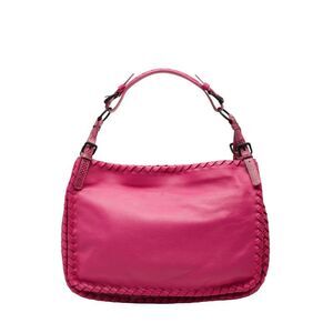 Bottega Veneta Intrecciato Python Leather Shoulder Bag